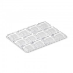 Gotas autoadhesivas protectoras 12,7x12,7x3mm 12uds.