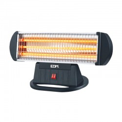 Radiador de cuarzo negro 400/800/1200W
