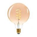 Bombilla LED globo ámbar G125 4W 250lm 12,5x17,5cm