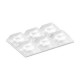 Gotas autoadhesivas protectoras 20,5x20,5x7,6mm 6uds.