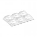 Gotas autoadhesivas protectoras 20,5x20,5x7,6mm 6uds.