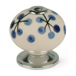 Lote 2 pomos de porcelana decorativos 40mm 500 Japón