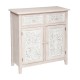Aparador de MDF/madera de paulownia con 2 puertas y 2 cajones Ina