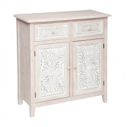 Aparador de MDF/madera de paulownia con 2 puertas y 2 cajones Ina