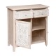 Aparador de MDF/madera de paulownia con 2 puertas y 2 cajones Ina