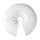 Plafón abierto sencillo de plástico blanco para tubos 10-22mm