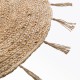 Alfombra de yute vegetal/poliéster beige Cosy