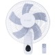 Ventilador de pared con mando 50W 43cm