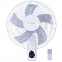 Ventilador de pared con mando 50W 43cm