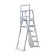 Escalera para piscinas elevadas con 4 peldaños 120-132cm Gre