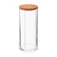 Organizador de bambú para discos de cosméticos 7x18cm