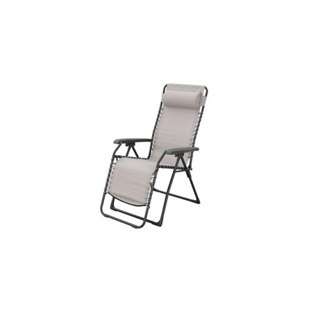 Sillón multiposición gris