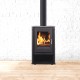 Estufa de leña con leñero 5,5kW S800 Metlor