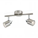 Regleta de 2 focos cromo GU10 35W Meranti Philips