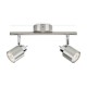 Regleta de 2 focos cromo GU10 35W Meranti Philips