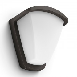 Aplique exterior de aluminio negro E27 42W Kiskadee Philips