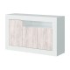 Aparador de melamina 3 puertas blanco Velho