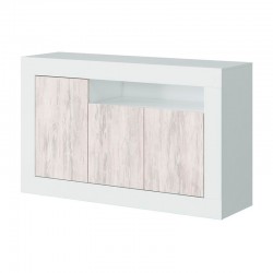 Aparador de melamina 3 puertas blanco Velho
