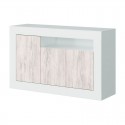 Aparador de melamina 3 puertas blanco Velho