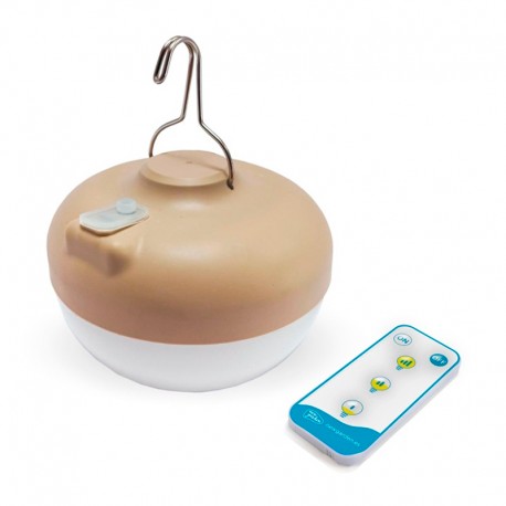 Bombilla portátil LED recargable blanca/beige 9W Cherry
