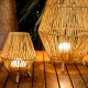 Bombilla portátil LED recargable blanca/beige 9W Cherry