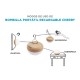 Bombilla portátil LED recargable blanca/beige 9W Cherry