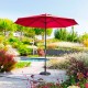 Parasol de aluminio Loompa 3 metros rosa
