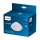 Set de 2 downlights empotrables redondos blancos 23,5W 4000K Philips
