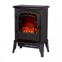 Chimenea eléctrica decorativa efecto fuego 2000W Torino