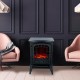 Chimenea eléctrica decorativa efecto fuego 2000W Torino