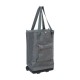 Carro bolsa de compra plegable gris 30L