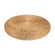 Puff redondo de jacinto natural 55x14cm
