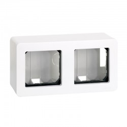Caja de superficie con marco 2 elementos 130x68x50cm Simon 27