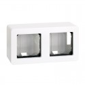Caja de superficie con marco 2 elementos 130x68x50cm Simon 27