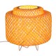 Lámpara de sobremesa de bambú/metal/PVC E27 40W Liby