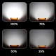 Foco proyector solar LED con batería recargable 30W 6000K