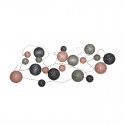 Guirnalda de bolas LED multicolor 3x6cm 210cm batería a pilas 2xAA/LR6