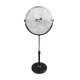 Ventilador de pie industrial negro 120W 50cm