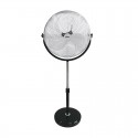 Ventilador de pie industrial negro 120W 50cm