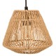 Lámpara de techo colgante natural 3 luces E27 40W Jily