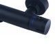 Grifo ducha termostático negro Round