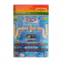 Sifón curvo doble de plástico ABS blanco con desagüe lavadora/vajillas 1 1/2"x40mm