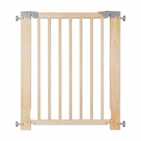 Valla de madera para seguridad niños 70-75cm Oleane