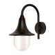 Aplique campana negro para exterior E27 60W