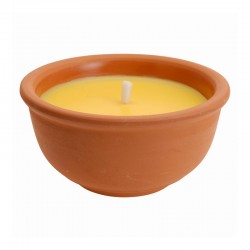 Vela de citronela en maceta terracota 13cm