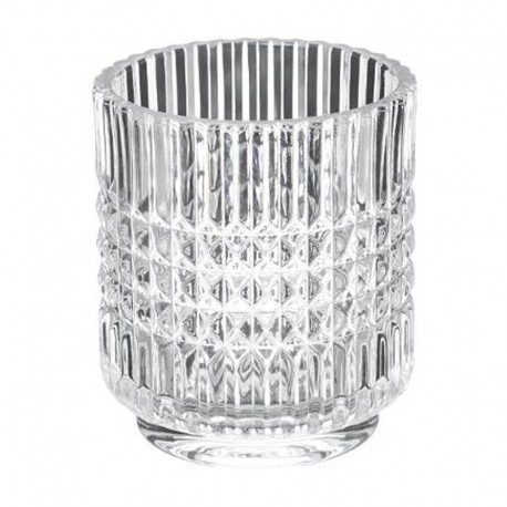 Vaso de cristal transparente 8,4x9,8cm Precious