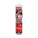 Sellador adhesivo transparente T-Rex Power tubo 290ml Soudal
