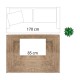 Alfombra de yute natural 120x170cm