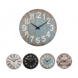 Reloj decorativo de pared de madera 38cm