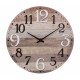 Reloj decorativo de pared de madera 38cm